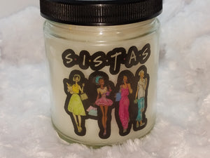 Sistas-A Caribbean Teakwood Scented Candle