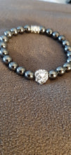 Load image into Gallery viewer, Men&#39;s 12 MM Hematite Bracelet
