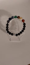 Load image into Gallery viewer, Unisex Chakra and Lava Bead Aromatherapy Bracelets
